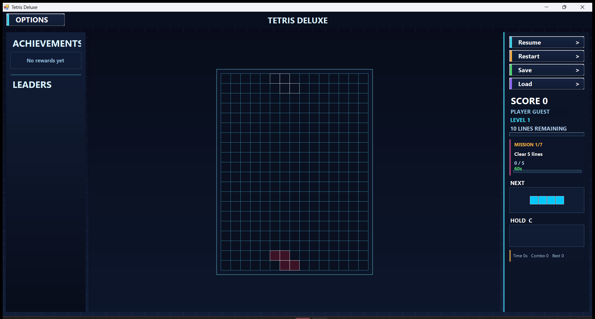 Mission mode HUD